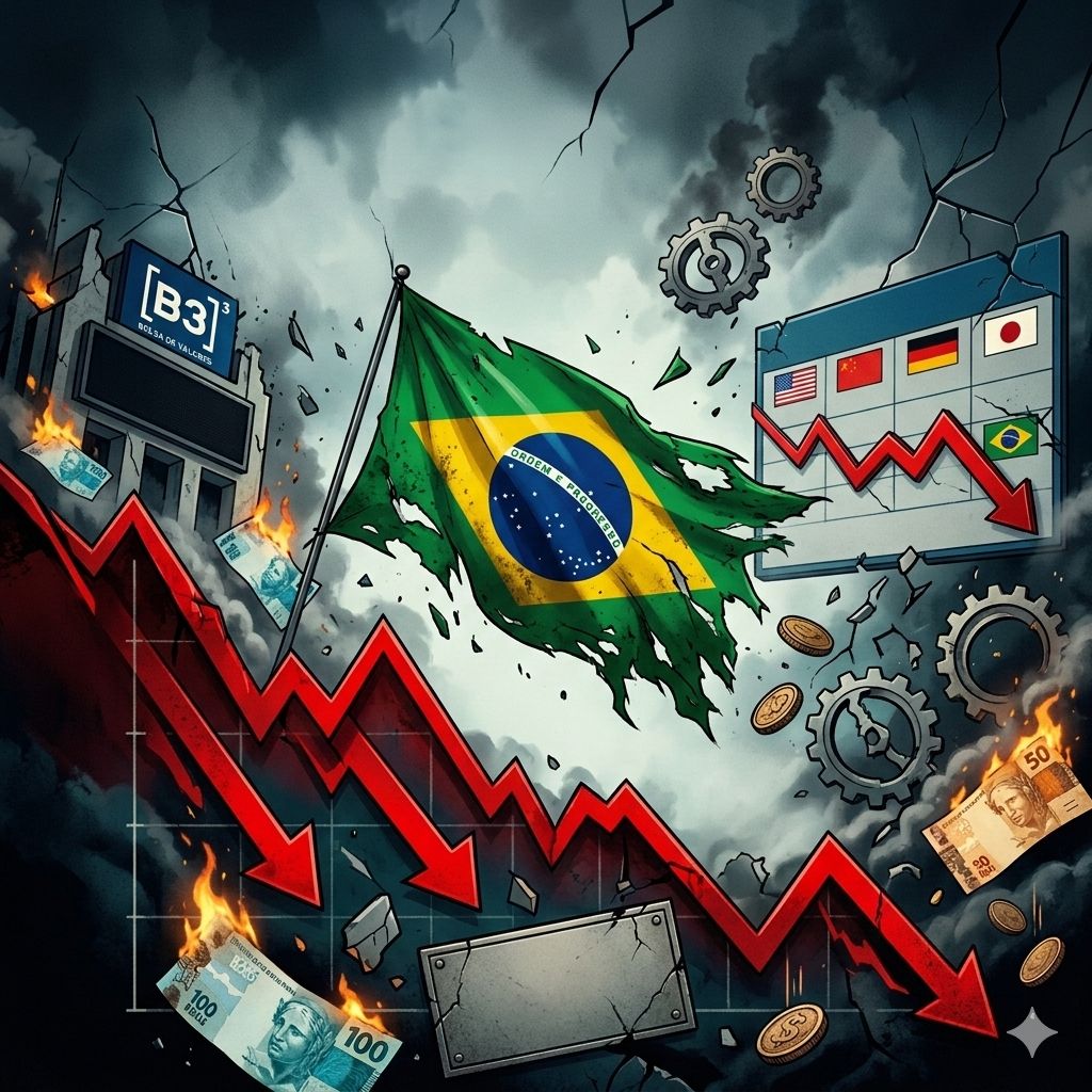 Atualização: Brasil deixa o grupo das 10 maiores economias do mundo; especialista aponta alguns motivos