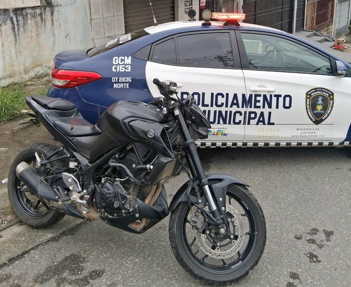 GCM recupera motocicleta roubada no Jardim São João