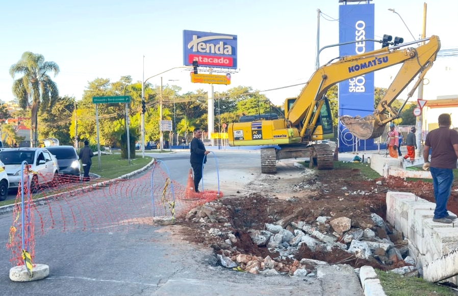 governo local promove obra emergencial em muro de gabião no Pimentas