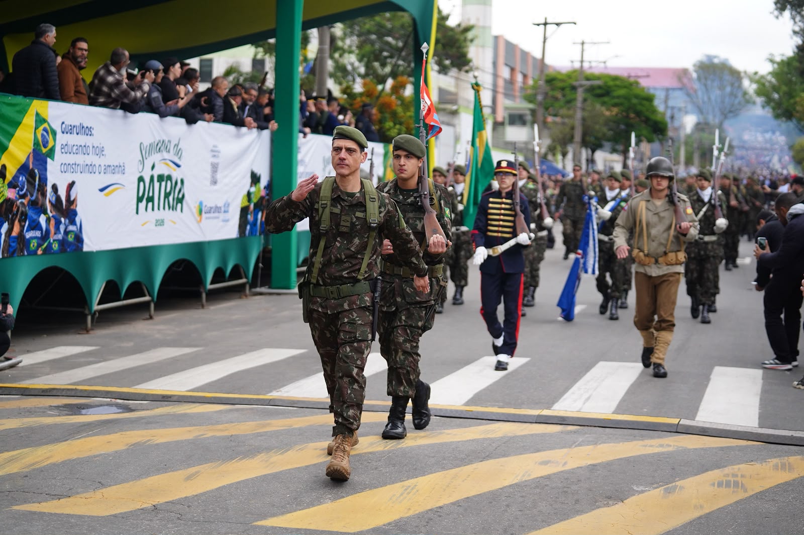 Atualização: Guarulhos celebra 7 de setembro com grande desfile no Taboão e reúne 15 mil pessoas